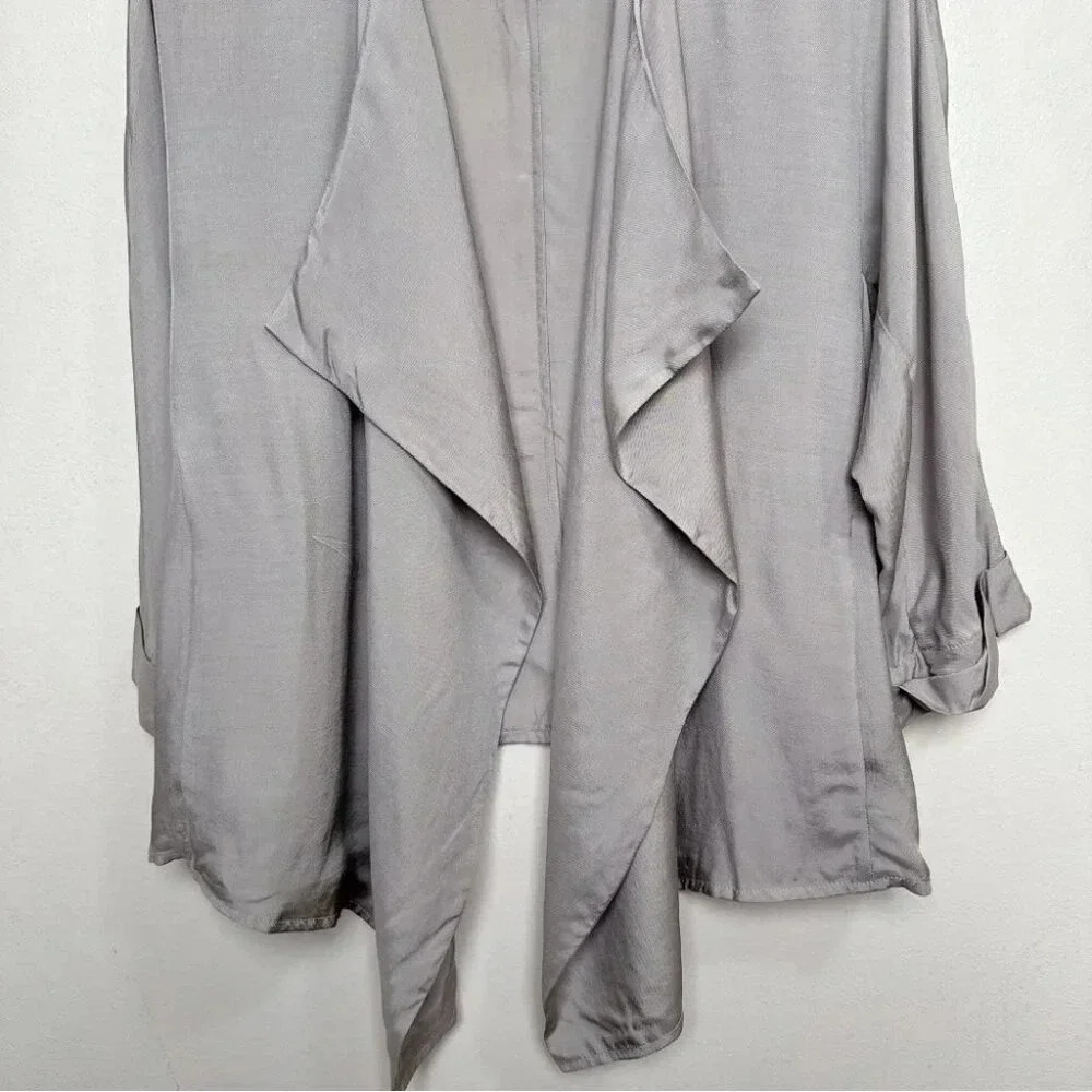 Club Monaco Womens Medium Drape Asymmetrical Jacket - Picture 5 of 14